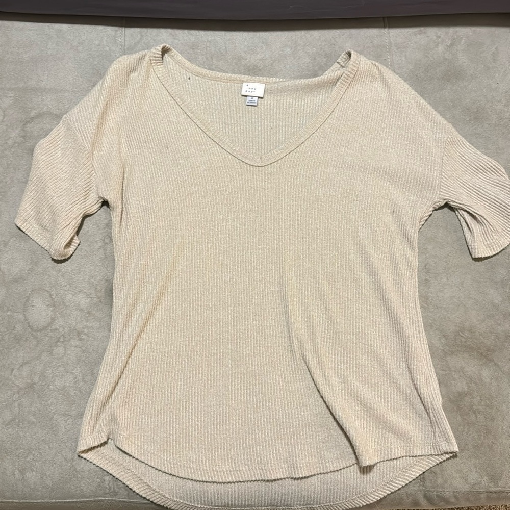 Ribbed A New Day tee